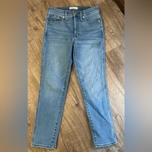 Madewell Women’s Size 27 Mid Rise Stovepipe Skinny Jeans